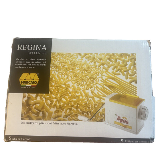 Marcato Office Mercato Regina Wellness Pasta Maker Extruder Manual